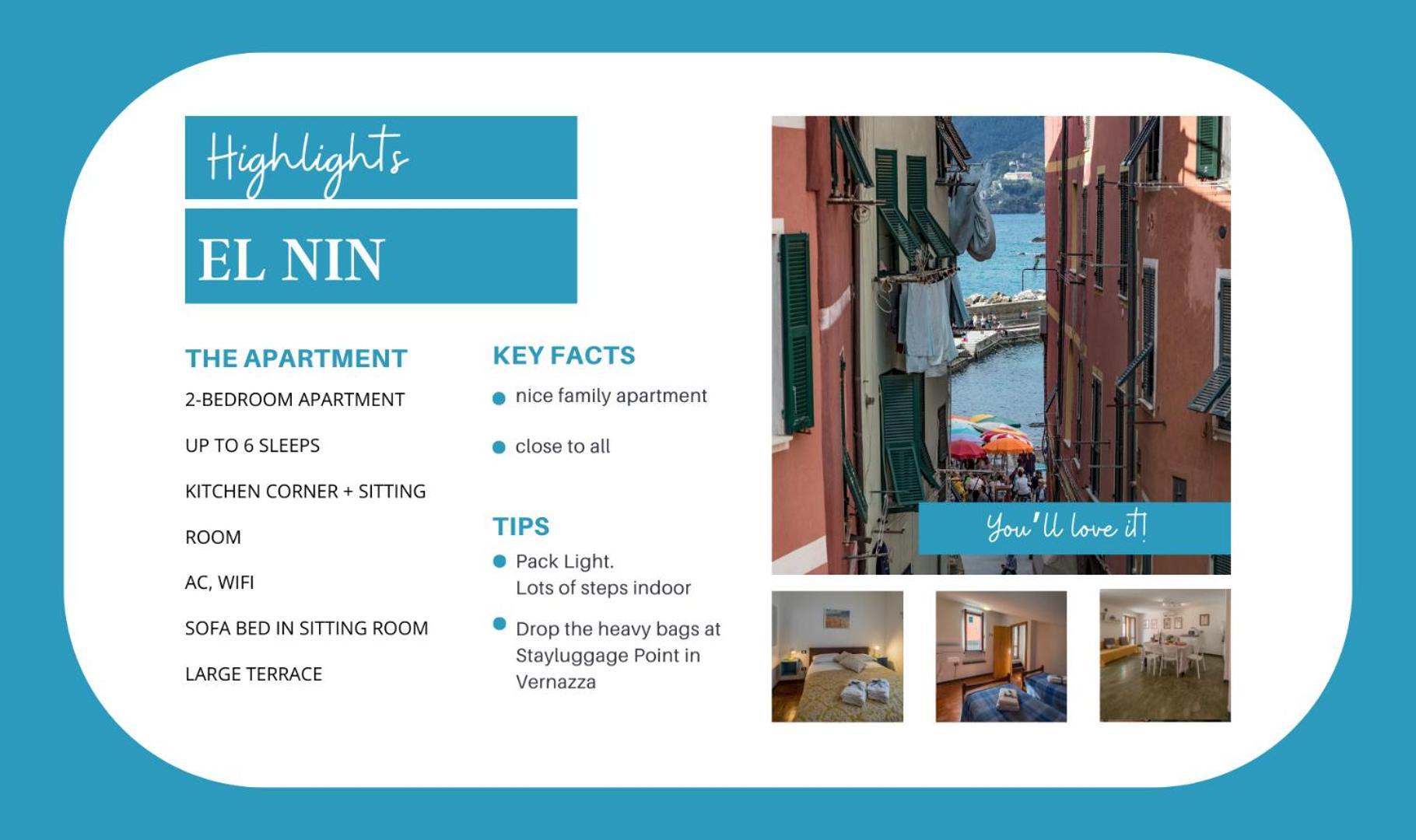 El Nin Apartment With Terrace Vernazza Buitenkant foto